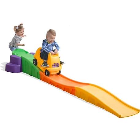 Toboggan - STEP2 - Up & Down Roller Coaster - Jaune - Mixte - 2/5 ans JAUNE 3 - vertbaudet enfant 