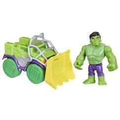 Marvel Spidey et ses Amis Extraordinaires, figurine de super-héros format  géant Hulk de 22,5 cm, figurines Avengers