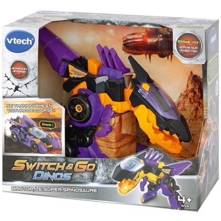 VTECH - Switch & Go Dinos - Brutor, Super Spinosaure - Jouet interactif pour enfant VIOLET 5 - vertbaudet enfant 