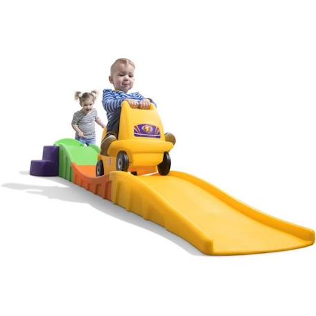 Toboggan - STEP2 - Up & Down Roller Coaster - Jaune - Mixte - 2/5 ans JAUNE 2 - vertbaudet enfant 