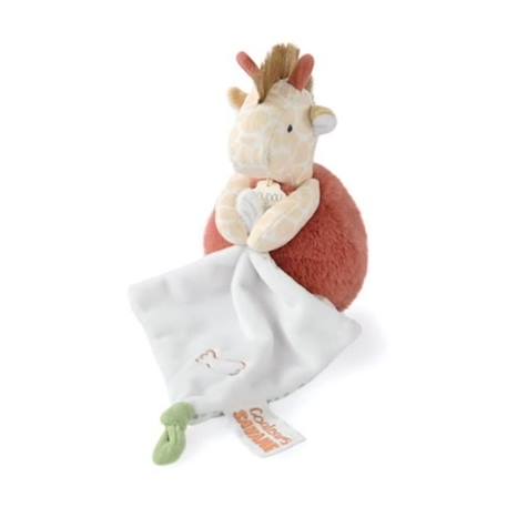 Peluche girafe avec doudou mouchoir - DOUDOU ET COMPAGNIE - DC4071 - 15 cm - Blanc - Mixte BLANC 2 - vertbaudet enfant 