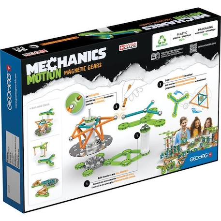 Geomag mechanics - Ecofriendly 96 pieces VERT 2 - vertbaudet enfant 