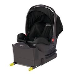 Puériculture-Siège-auto-Groupe 1 ( de 9 à 18 kg) 9 mois- 4 ans-Graco - Siège auto Snugride i-size Midnight Black avec base 7 positions