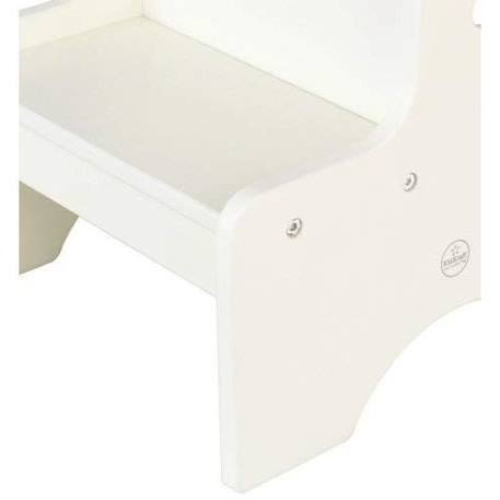 Kidkraft - Tabouret à 2 marches - Blanc BLANC 3 - vertbaudet enfant 