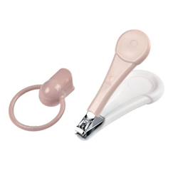 Béaba Maison Coupe-Ongles Vieux Rose  - vertbaudet enfant