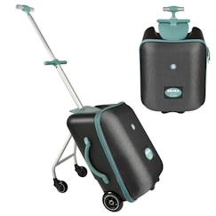 Puériculture-Poussette-Poussette duo et trio-Valise cabine BÉABA Luggage Eazy avec assise de voyage - Bleu - Mixte - 4 ans - 4 roues