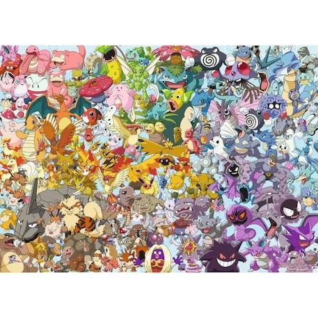 Puzzle POKÉMON 1000 pièces - Ravensburger - Dessins animés et BD - Jaune - Pour les puzzleurs entraînés JAUNE 3 - vertbaudet enfant 