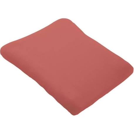 Housse de matelas à  langer en éponge bouclette - Terracotta - 50 X 75 cm ROUGE 1 - vertbaudet enfant 