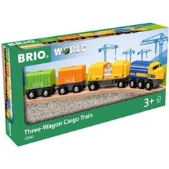 Jouet-Jeux d'imagination-Train de Marchandises BRIO - Ravensburger - 7 pièces - Mixte dès 3 ans - 33982