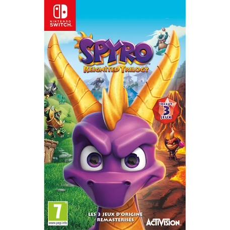 Spyro Reignited Trilogy Jeu Switch BLANC 1 - vertbaudet enfant 