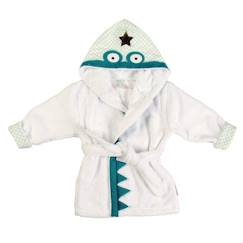 -Peignoir enfant coton bio* Crocrodile - 6/7 ans