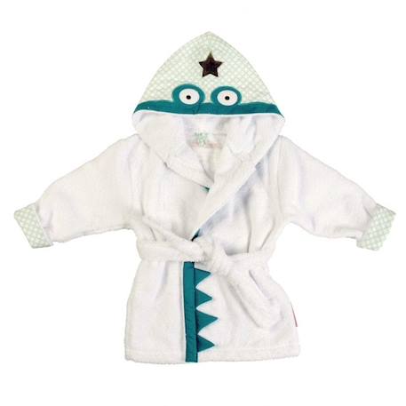 Garçon-Peignoir de bain-Peignoir enfant coton bio* Crocrodile - 6/7 ans