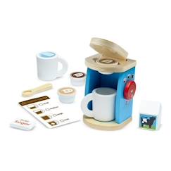 -Service à café en bois - MELISSA & DOUG - Garçon et Fille - A partir de 3 ans - 10 pièces