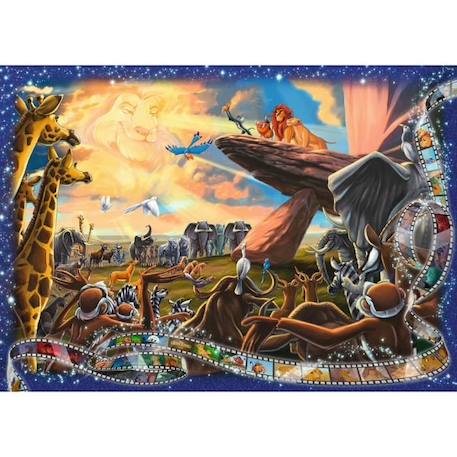 Puzzle 1000 pièces - RAVENSBURGER - Le Roi Lion - Dessins animés et BD - Jaune - Mixte JAUNE 1 - vertbaudet enfant 