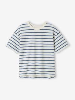 Tee-shirt rayé mixte personnalisable enfant manches courtes  - vertbaudet enfant