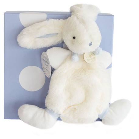 DOUDOU ET COMPAGNIE Lapin Bonbon - Doudou Bleu BLEU 1 - vertbaudet enfant 