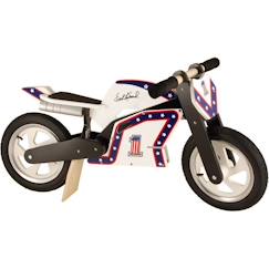 Jouet-HEROES - Draisienne en bois EVEL KNIEVEL