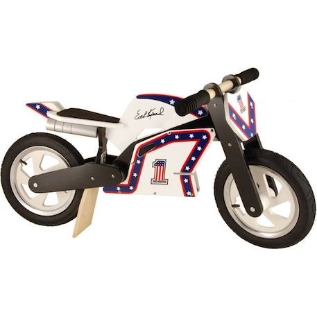 HEROES - Draisienne en bois EVEL KNIEVEL BLANC 1 - vertbaudet enfant 