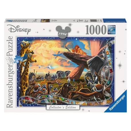 Puzzle 1000 pièces - RAVENSBURGER - Le Roi Lion - Dessins animés et BD - Jaune - Mixte JAUNE 3 - vertbaudet enfant 