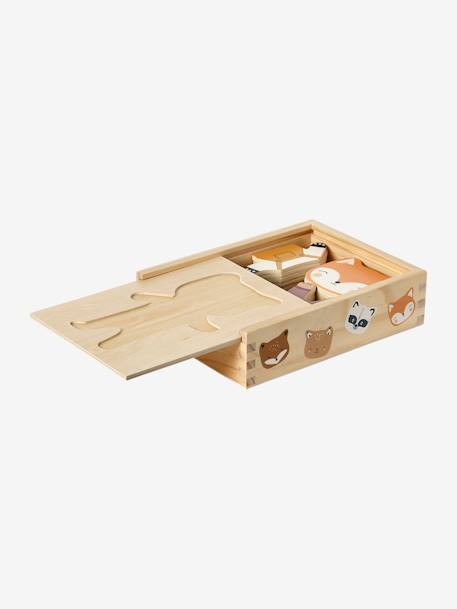 Boite des animaux à habiller en bois FSC® bois 3 - vertbaudet enfant 