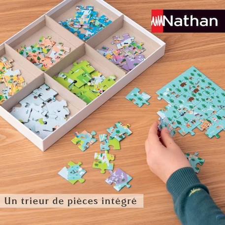 Puzzle 150 pièces - NATHAN - POKEMON - Evoli et ses évolutions - Dessins animés et BD JAUNE 4 - vertbaudet enfant 