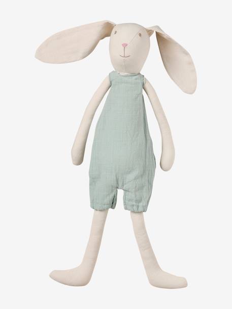 Poupée en lin Mon lapin vert 1 - vertbaudet enfant 