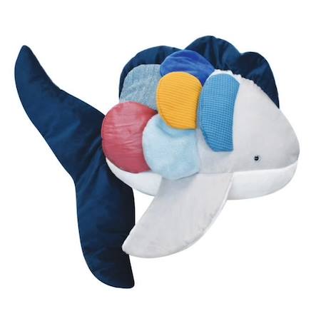 Peluche Poisson arc-en-ciel XXL - HISTOIRE D'OURS - Pour Enfant dès 18 mois - Intérieur BLEU 1 - vertbaudet enfant 