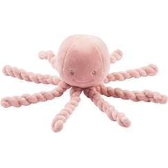 NATTOU Doudou Pieuvre Lapidou - 23 cm - 100% polyester - Rose  - vertbaudet enfant