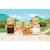 Figurines miniatures - SYLVANIAN FAMILIES - La famille Ours - 4 personnages articulés et habillés avec soin MARRON 3 - vertbaudet enfant 