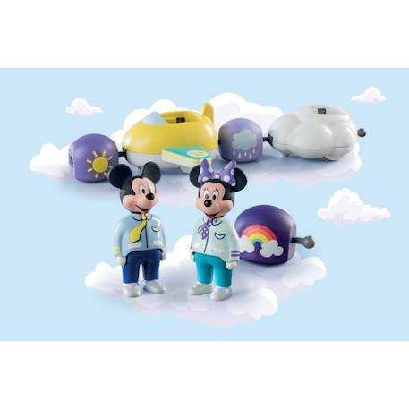Train des nuages de Mickey et Minnie - PLAYMOBIL 1.2.3 - Disney - 7 pièces BLEU 4 - vertbaudet enfant 