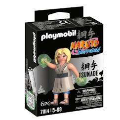 Jouet-Jeux d'imagination-Figurines, mini mondes, héros et animaux-Figurine PLAYMOBIL Tsunade - Naruto Shippuden - Blanc - 6 pièces - A partir de 5 ans