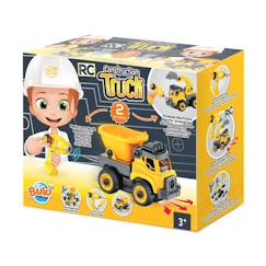 Jouet-Jeux d'imagination-Véhicules, garages, circuits et trains-Camion de Chantier RC Buki - Jouet de Construction Radiocommandé et Visseuse Électrique pour Enfants dès 3 Ans