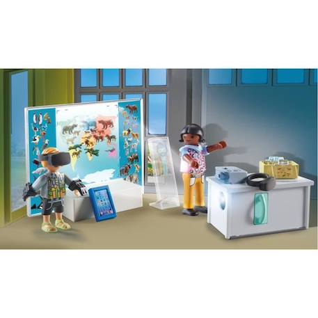 PLAYMOBIL - Classe avec réalité augmentée - City Life - L'école - 17 pièces BLEU 2 - vertbaudet enfant 