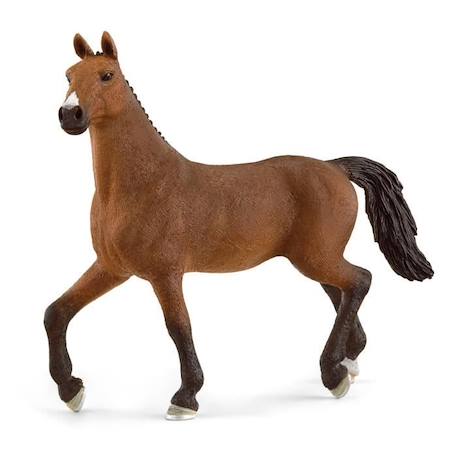 Figurine - SCHLEICH - Jument Oldenbourg - Compétition de dressage et de saut d'obstacles - Pelage brun BEIGE 1 - vertbaudet enfant 