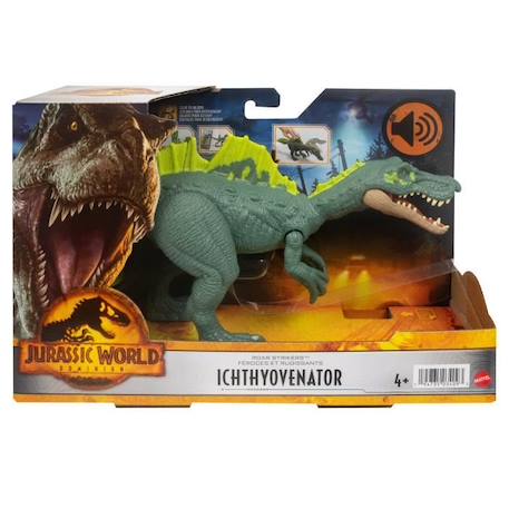 Figurine Jurassic World - MATTEL - Ichthyovenator Sonore - Articulé - 26cm - 4 ans et + BLANC 5 - vertbaudet enfant 