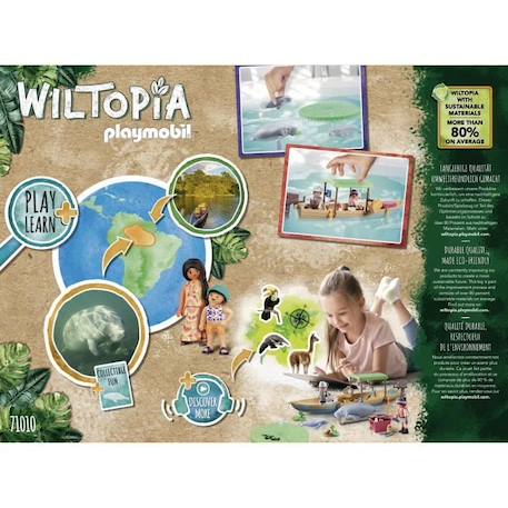 PLAYMOBIL - 71010 - Wiltopia - Pirogue et lamantins -  Plus de 80% de matériaux recyclés ou biosourcés MARRON 5 - vertbaudet enfant 