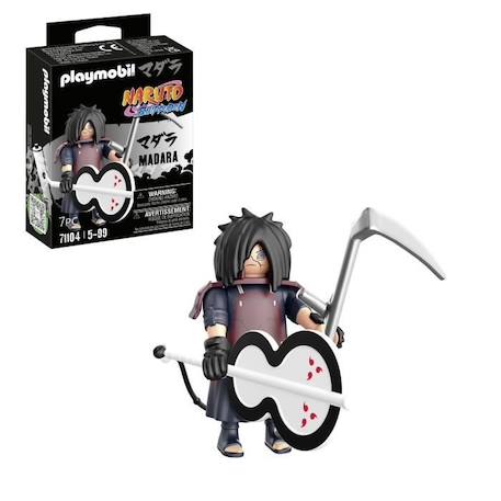 PLAYMOBIL - Naruto Shippuden - Figurine Madara avec accessoires - 8 pièces BLEU 5 - vertbaudet enfant 