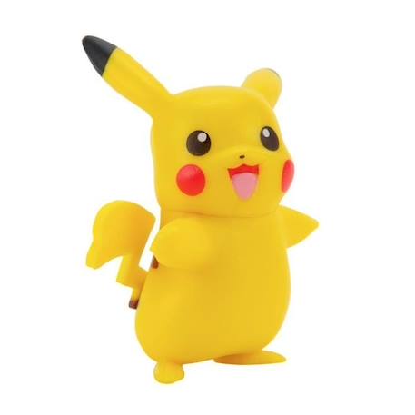 8 figurines BANDAI - Pokémon - Pikachu, Rondoudou, Rocabot, Abra, Farfuret, Métamorph, Phyllali et Magicarpe JAUNE 3 - vertbaudet enfant 