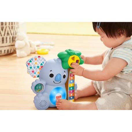 Fisher-Price - Nicolas le Koala Linkimals - Jouet d'éveil bébé - Dès 9 mois GRIS 2 - vertbaudet enfant 