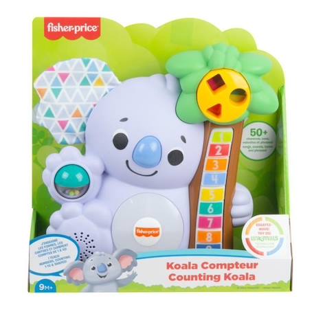 Fisher-Price - Nicolas le Koala Linkimals - Jouet d'éveil bébé - Dès 9 mois GRIS 5 - vertbaudet enfant 