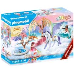 PLAYMOBIL - 71246 - Princesses - Calèche et cheval ailé - 101 pièces - Magic  - vertbaudet enfant