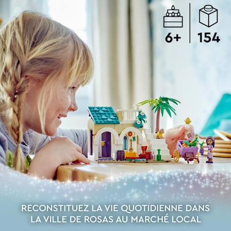 LEGO® Disney Wish 43223 Asha dans la Ville de Rosas, avec Poupée Asha, Jouet de Chèvre Valentino et Figurine Star, Film Wish BLANC 6 - vertbaudet enfant 