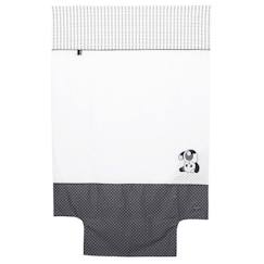 Linge de maison et décoration-Linge de lit bébé-Housse de couette-Housse de couette 100x135cm en coton blanc