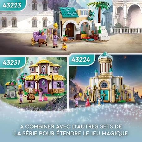 LEGO® Disney Wish 43224 Le Château du Roi Magnifico, Jouet Tiré du Film Wish avec Figurine Asha, Dahlia et le Roi Magnifico BLANC 5 - vertbaudet enfant 