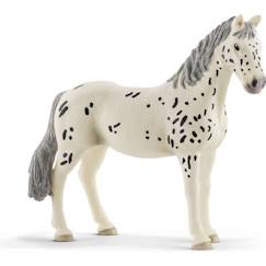 Jouet-Jeux d'imagination-Figurines, mini mondes, héros et animaux-Figurine Jument Knabstrupper - SCHLEICH - Horse Club - Beige