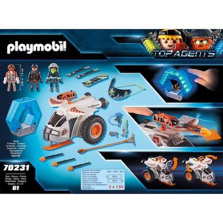 Véhicule des neiges de la Spy Team - PLAYMOBIL - 70231 - Pour Enfant de 18 mois et plus - Couleur Bleu BLEU 3 - vertbaudet enfant 