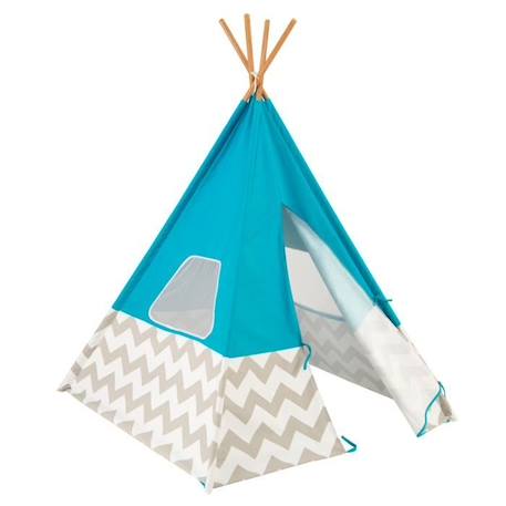 KIDKRAFT - Tipi moderne Turquoise - Tente de jeu BLEU 2 - vertbaudet enfant 