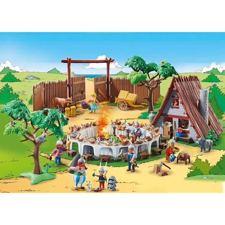 PLAYMOBIL - 70931 - Astérix : Le banquet du village BLANC 2 - vertbaudet enfant 