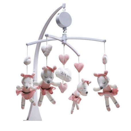 Mobile musical - SAUTHON - Lilibelle - Mixte - Rose - Bébé ROSE 1 - vertbaudet enfant 