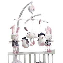 Mobile musical en polyester blanc  - vertbaudet enfant